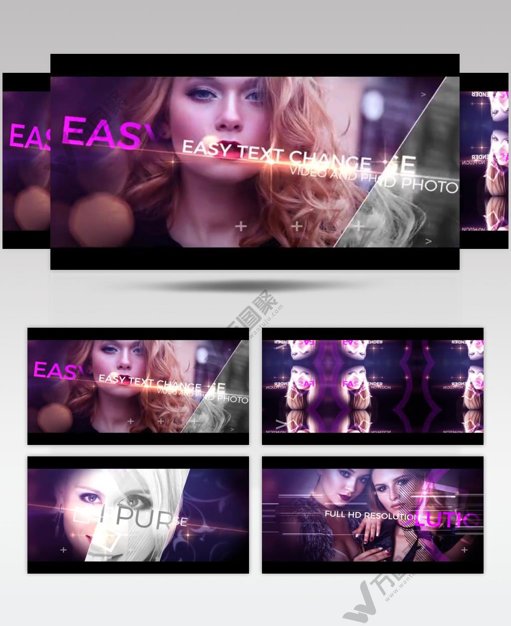 AE 16985 时尚视频展示 ae素材源文件