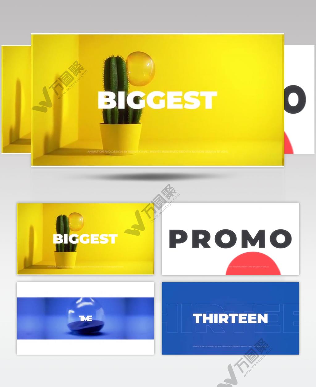 AE 17172 短宣传片 ae素材源文件