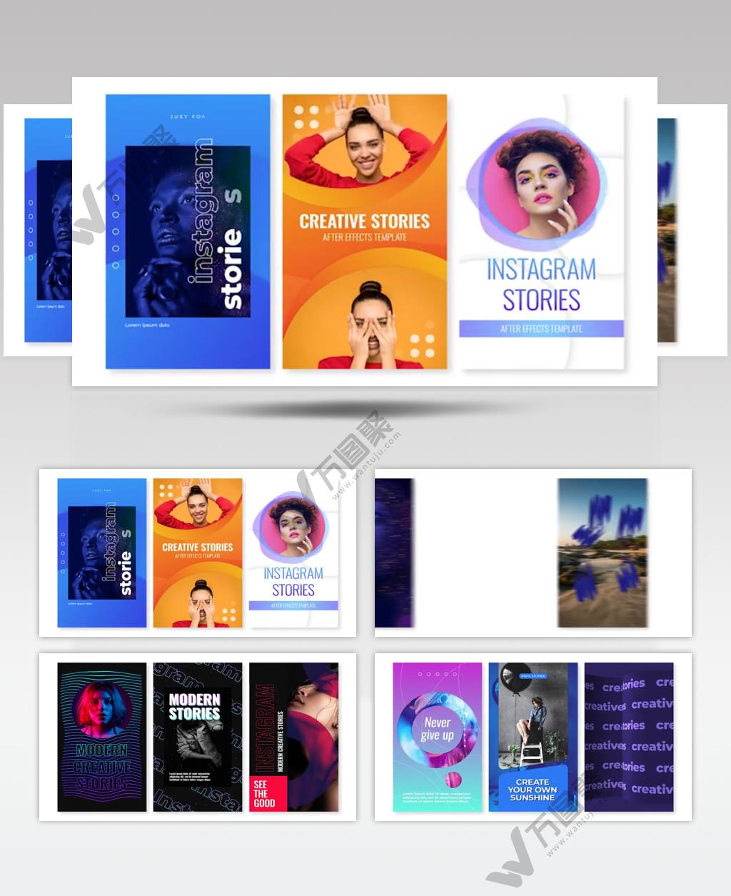 AE 16044 手机端创意视频 ae素材源文件