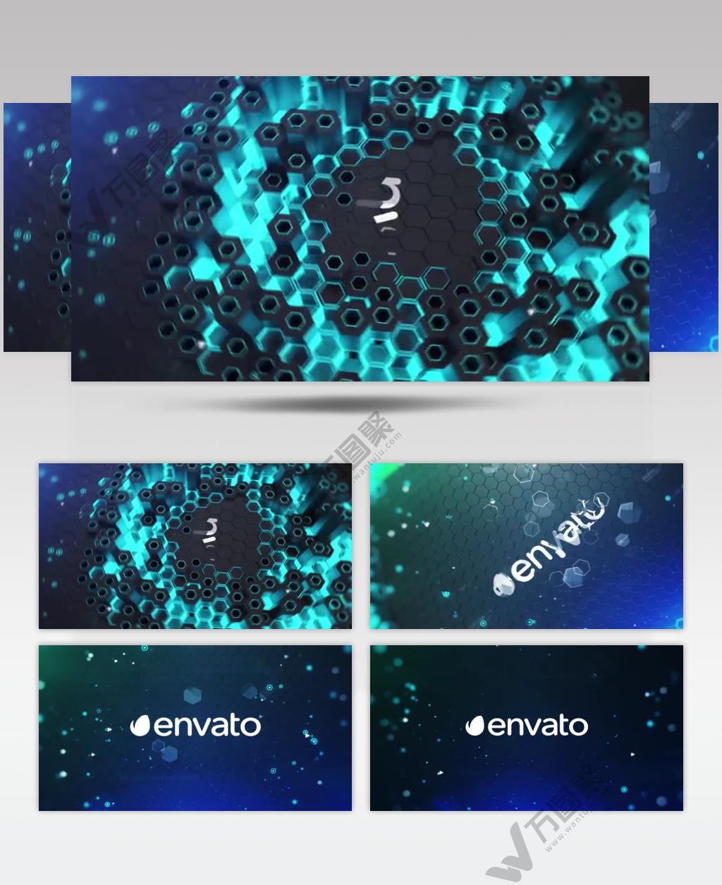 15430 科技标志动画