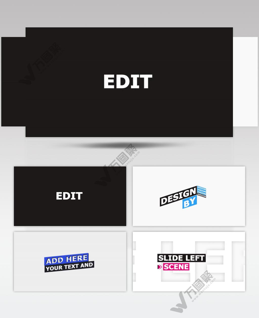 AE 17533 创意标题展示 ae素材源文件