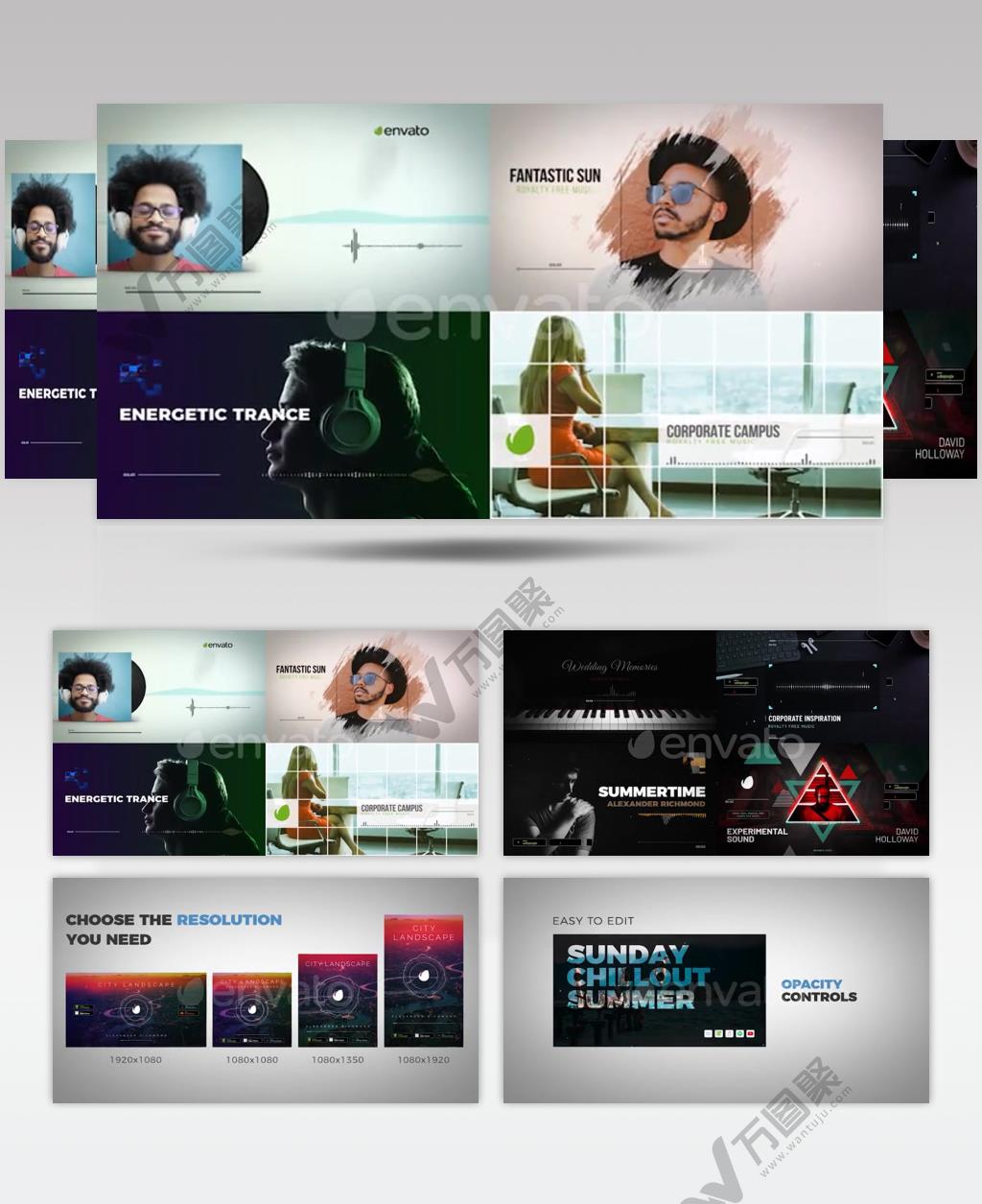 AE 16549 音频可视化 ae素材源文件