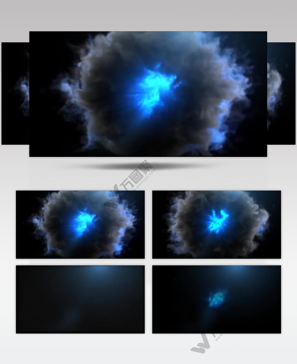 17550 发光雾门标志展示