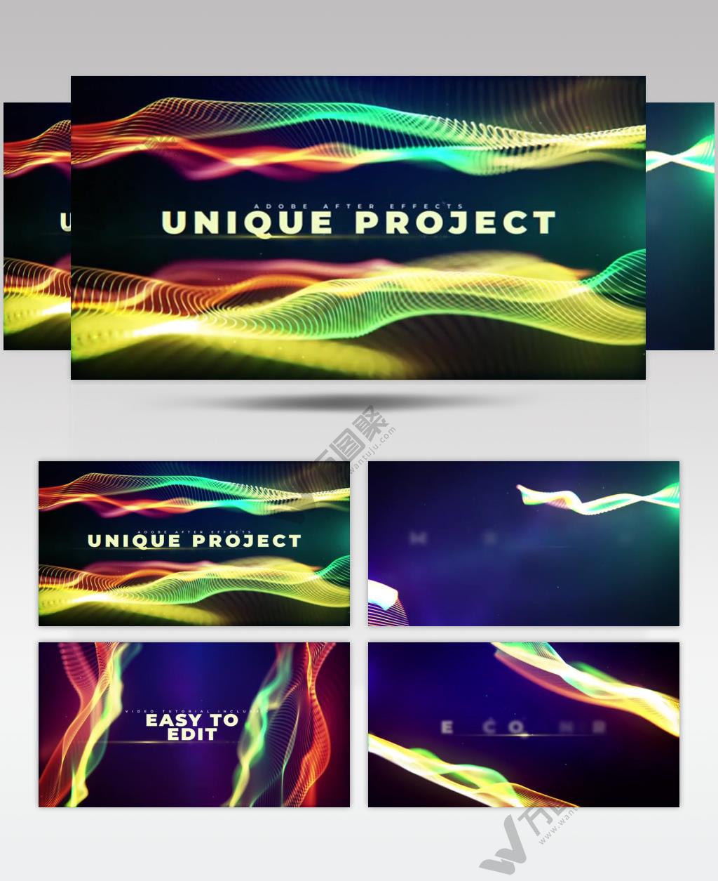 16301 抽象影视片头