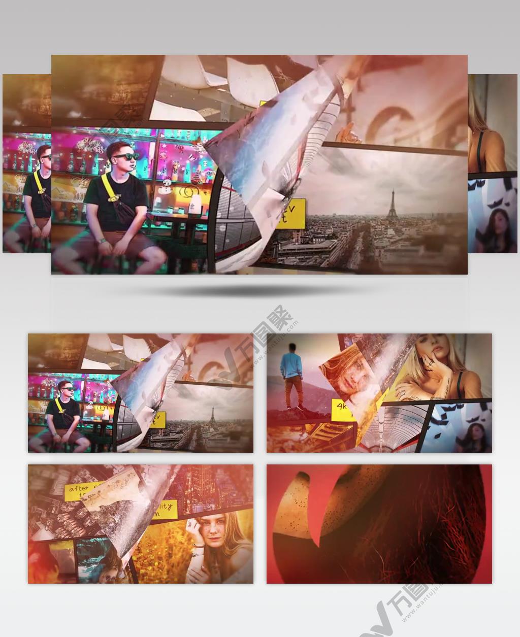 17486 漫画切入标志片头