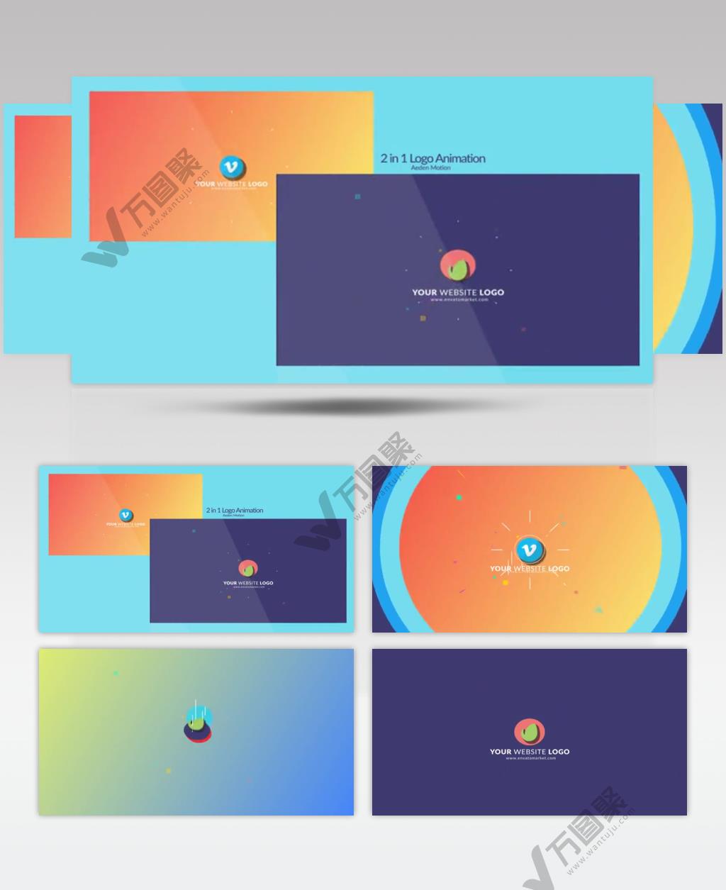 17018 简洁标志动画