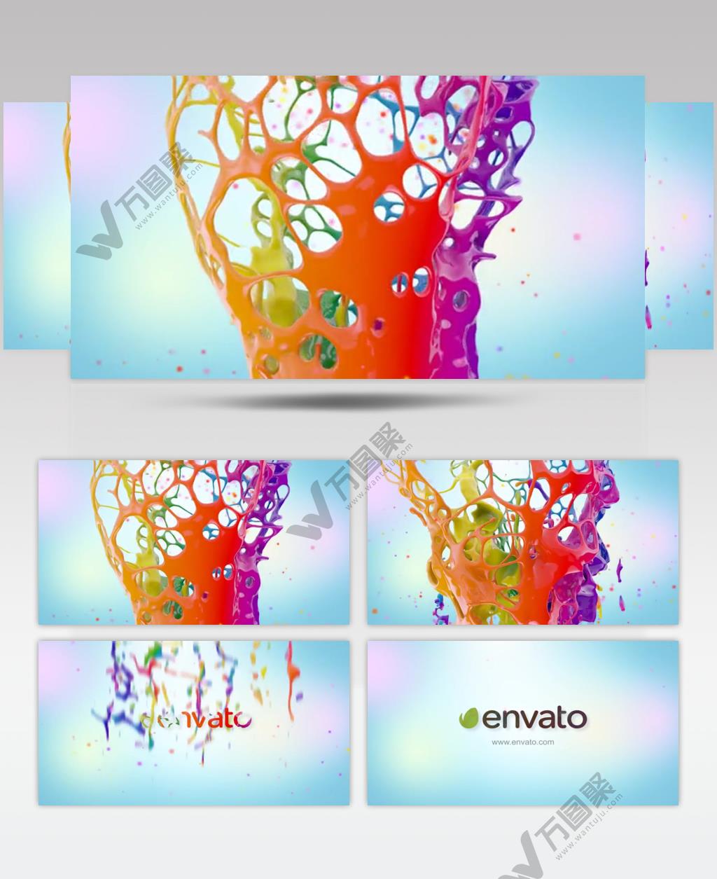 17319 彩料飞溅标志