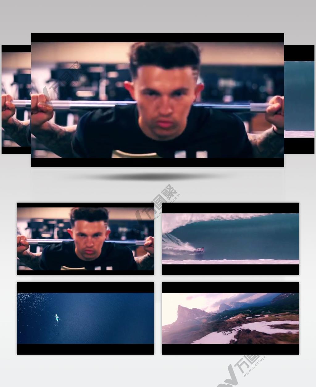 15864 现代风格节奏片头