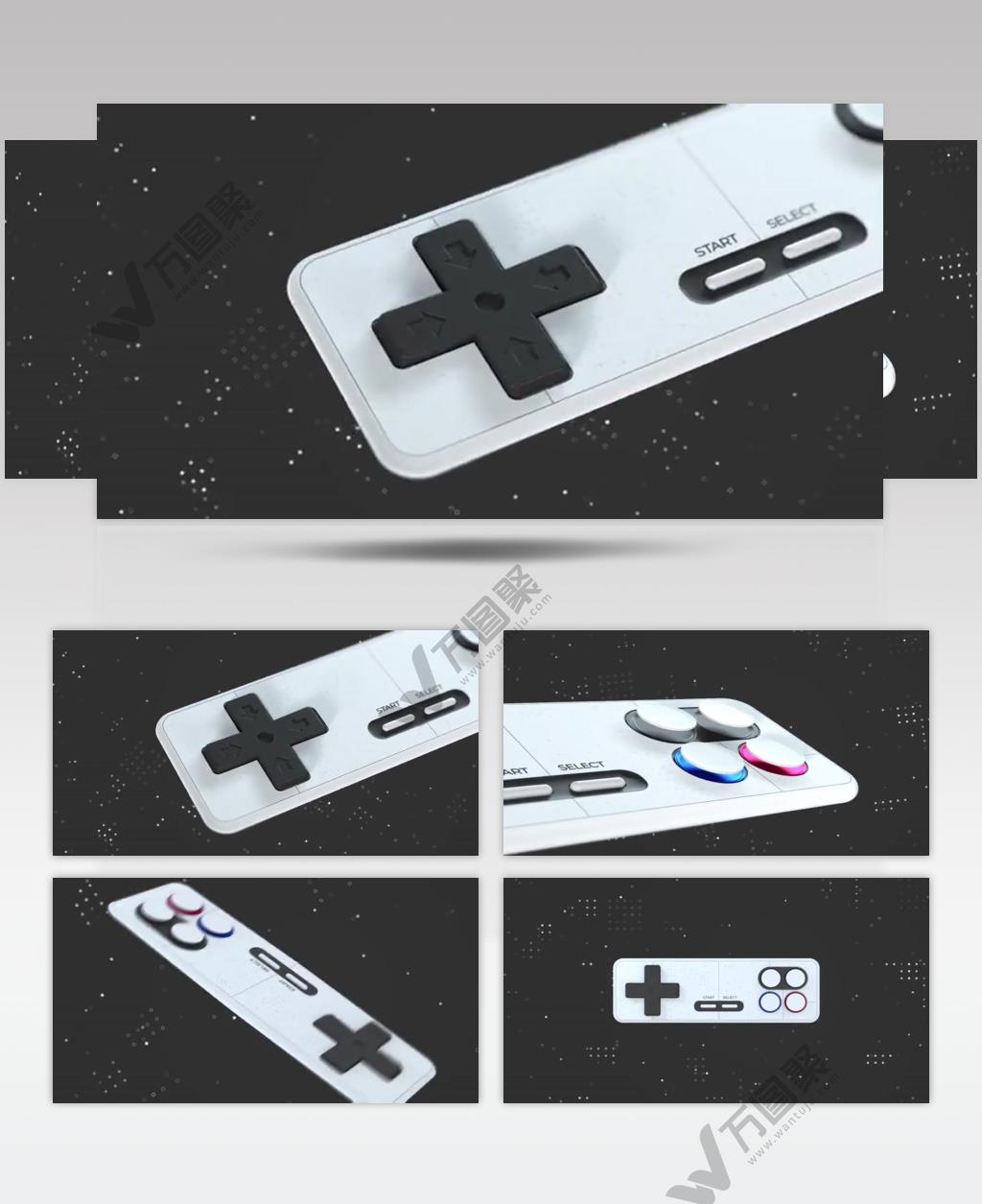 16331 三维游戏手柄片头