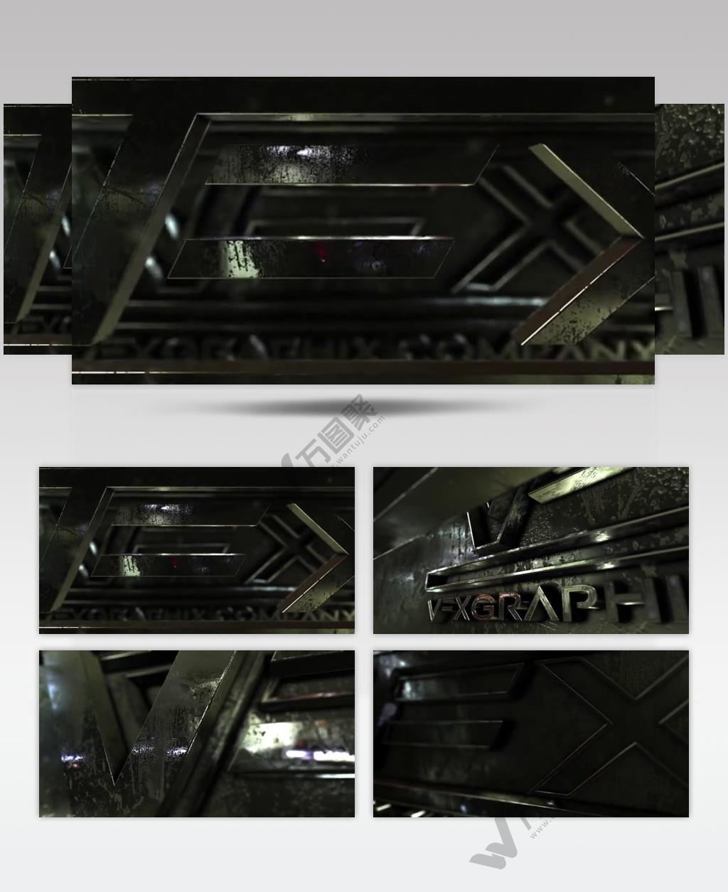 17554 质感杂渍效果标志