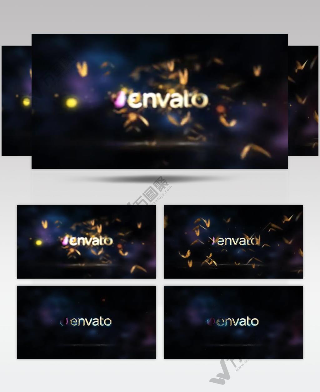 17553 反光蝴蝶纷飞标志