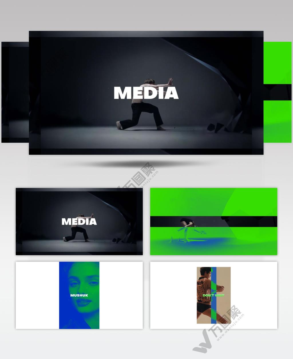 15726 故障效果大标题片头