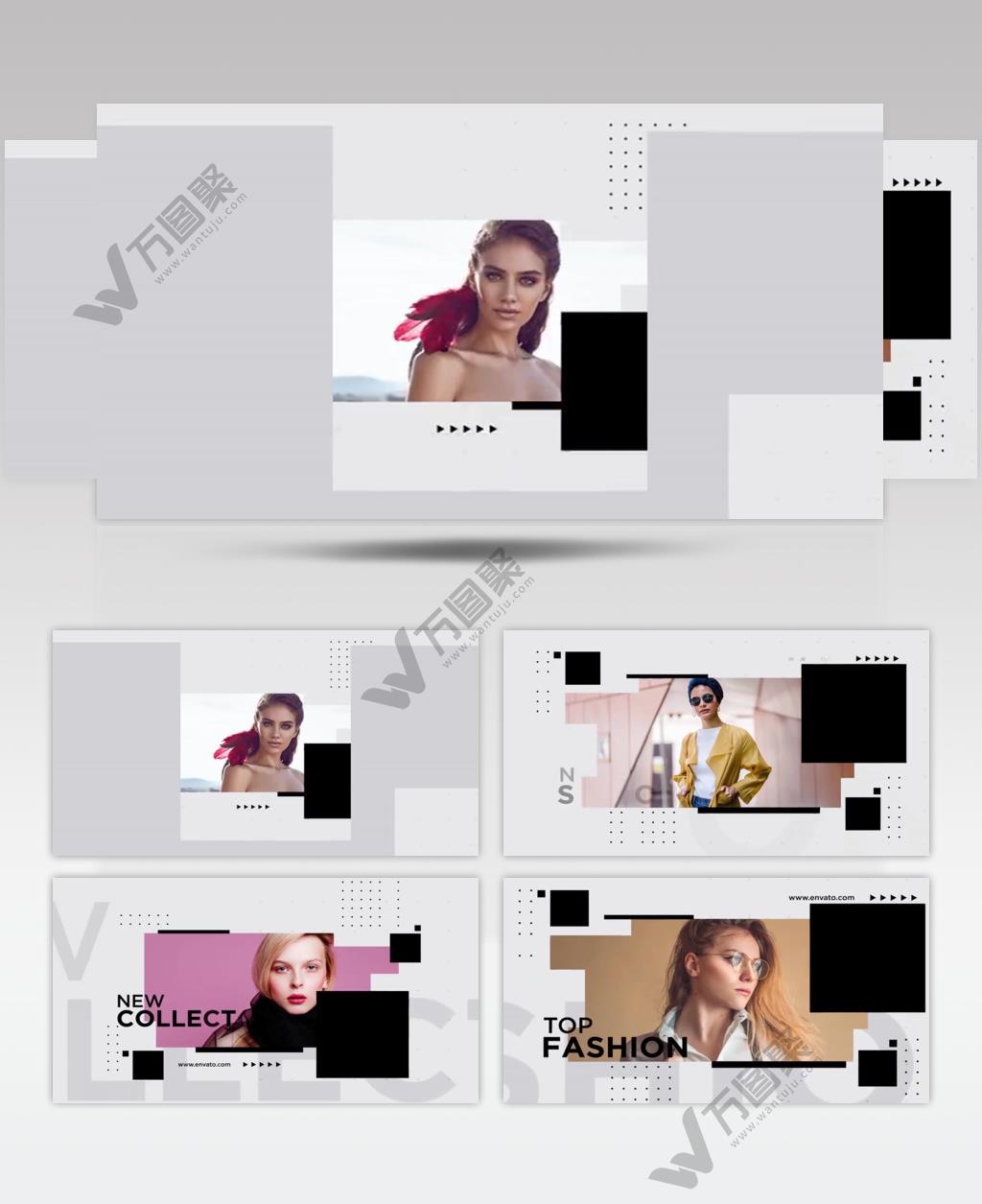 15572 简洁时尚片头