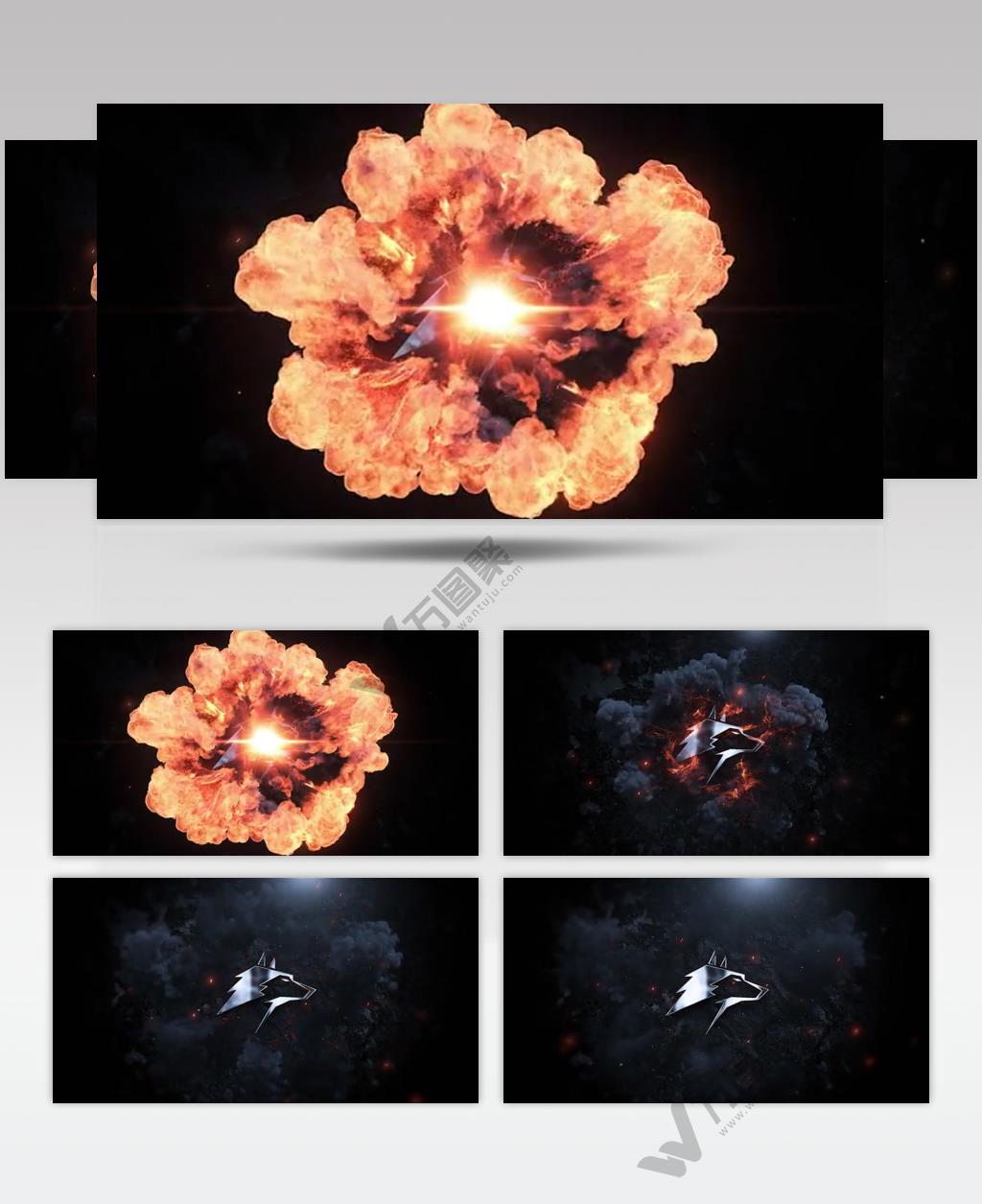 17447 影视爆破标志片头