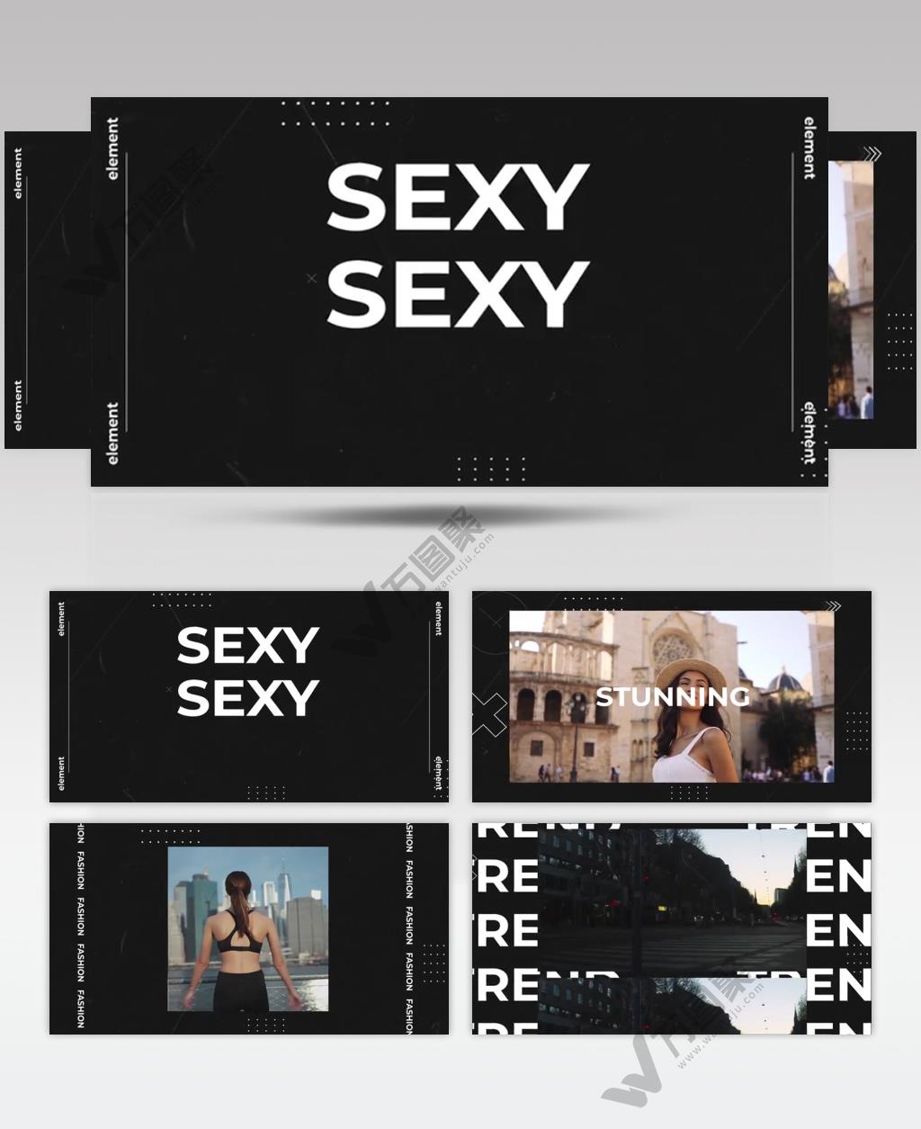 16951 时髦城市片头