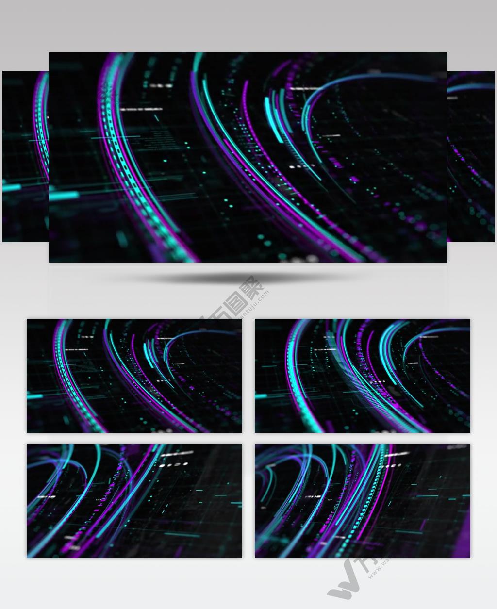 17220 科幻界面标志片头