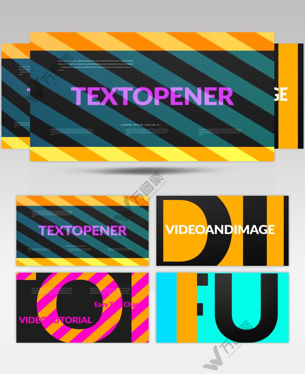 17117 动态文字片头