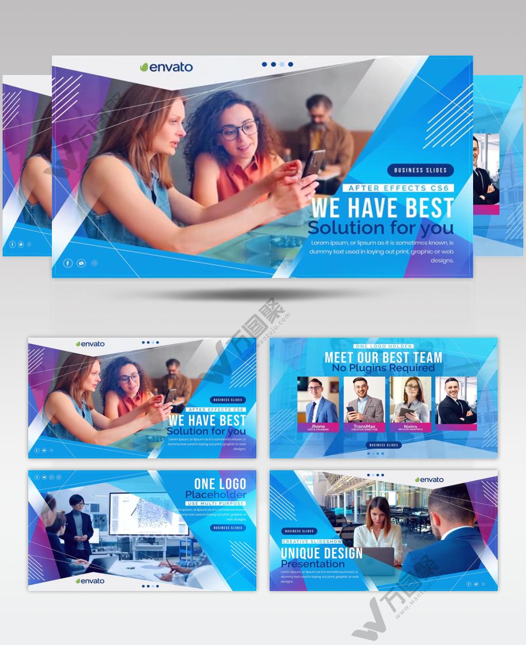 ae下载 17297 崭新公司展示