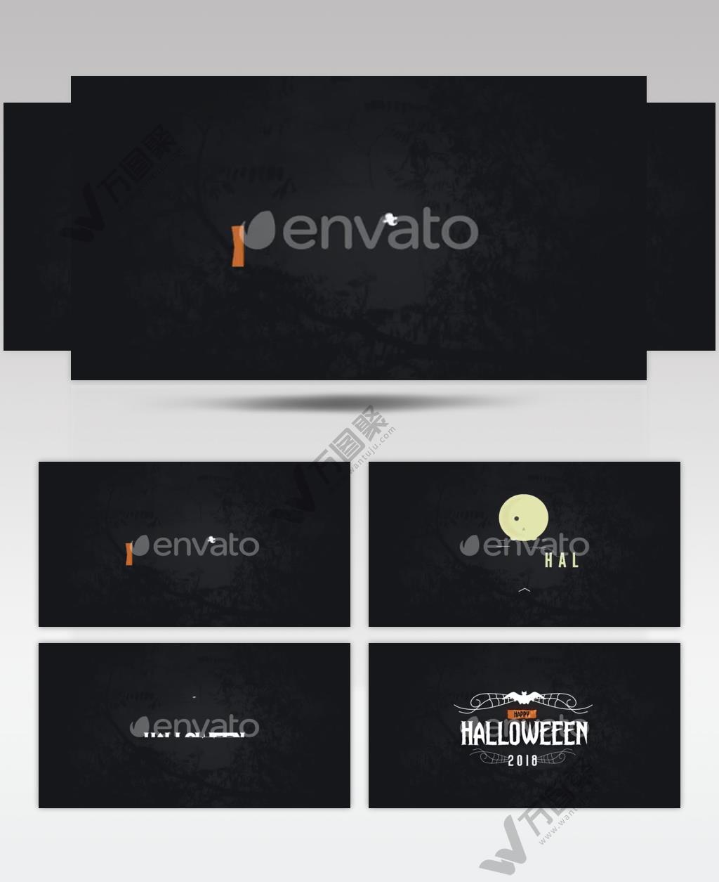 17207 万圣节标题包