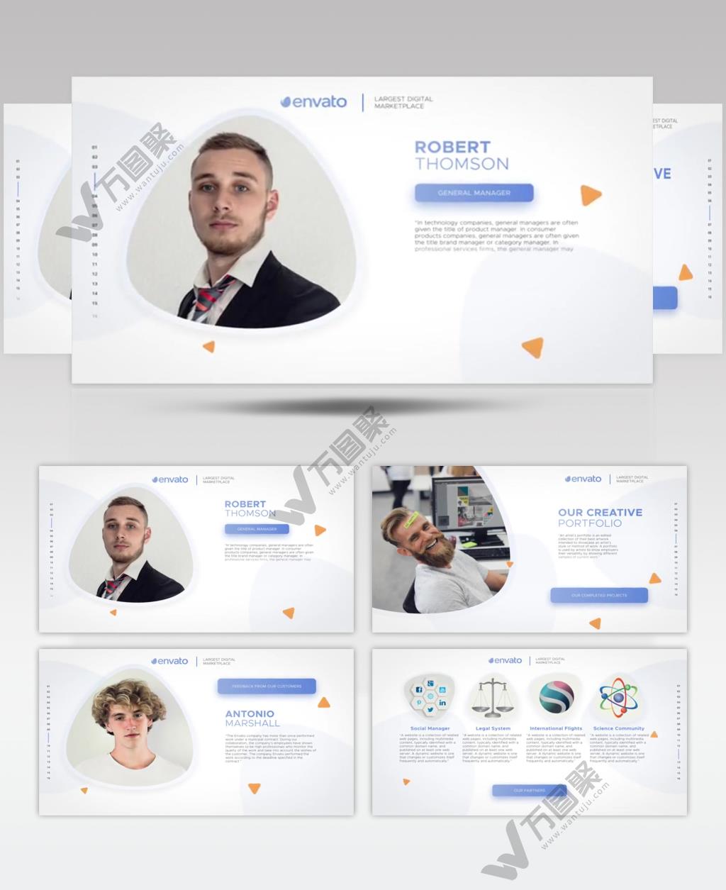 ae下载 16105 企业幻灯片