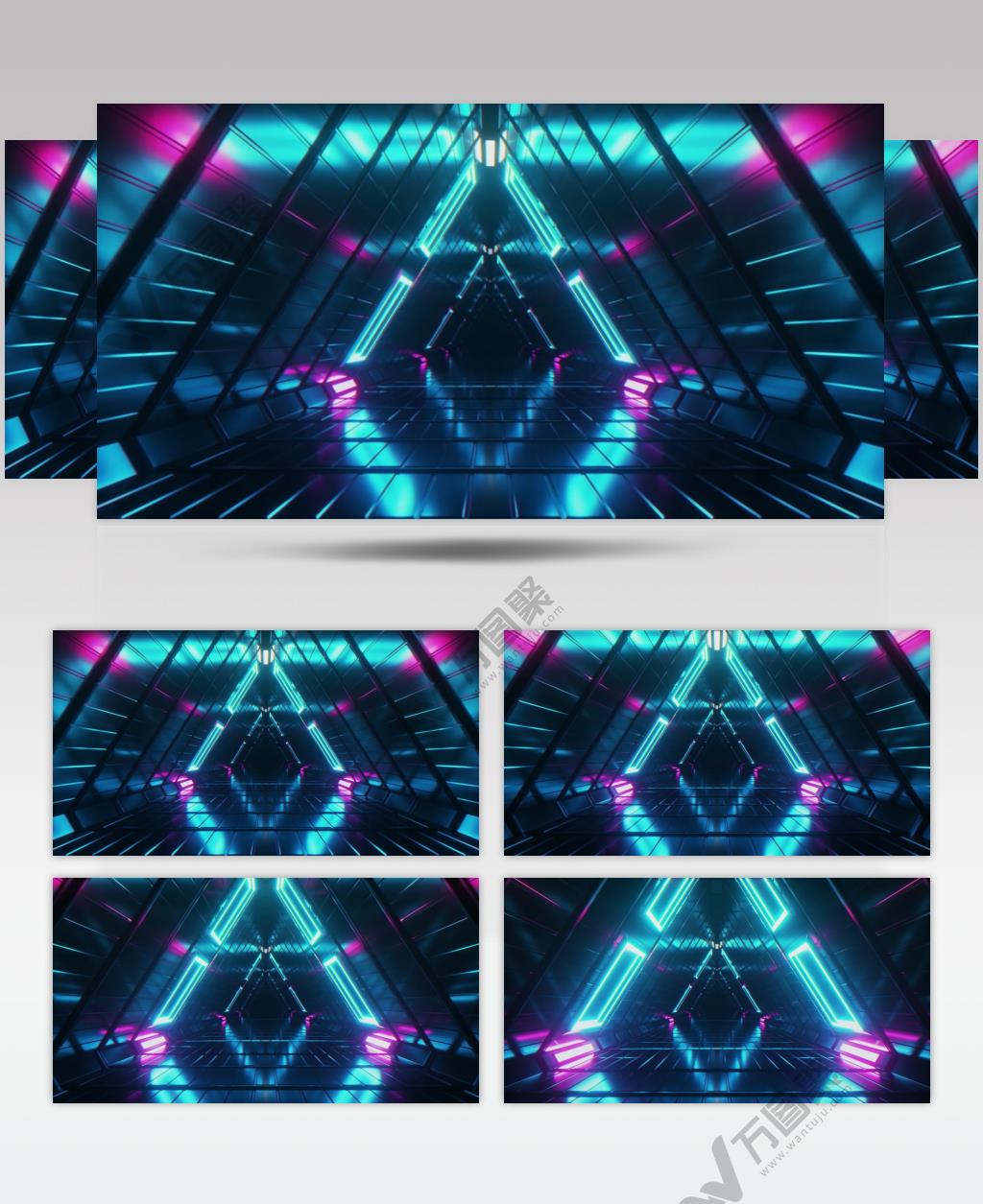 科技感隧道视频素材