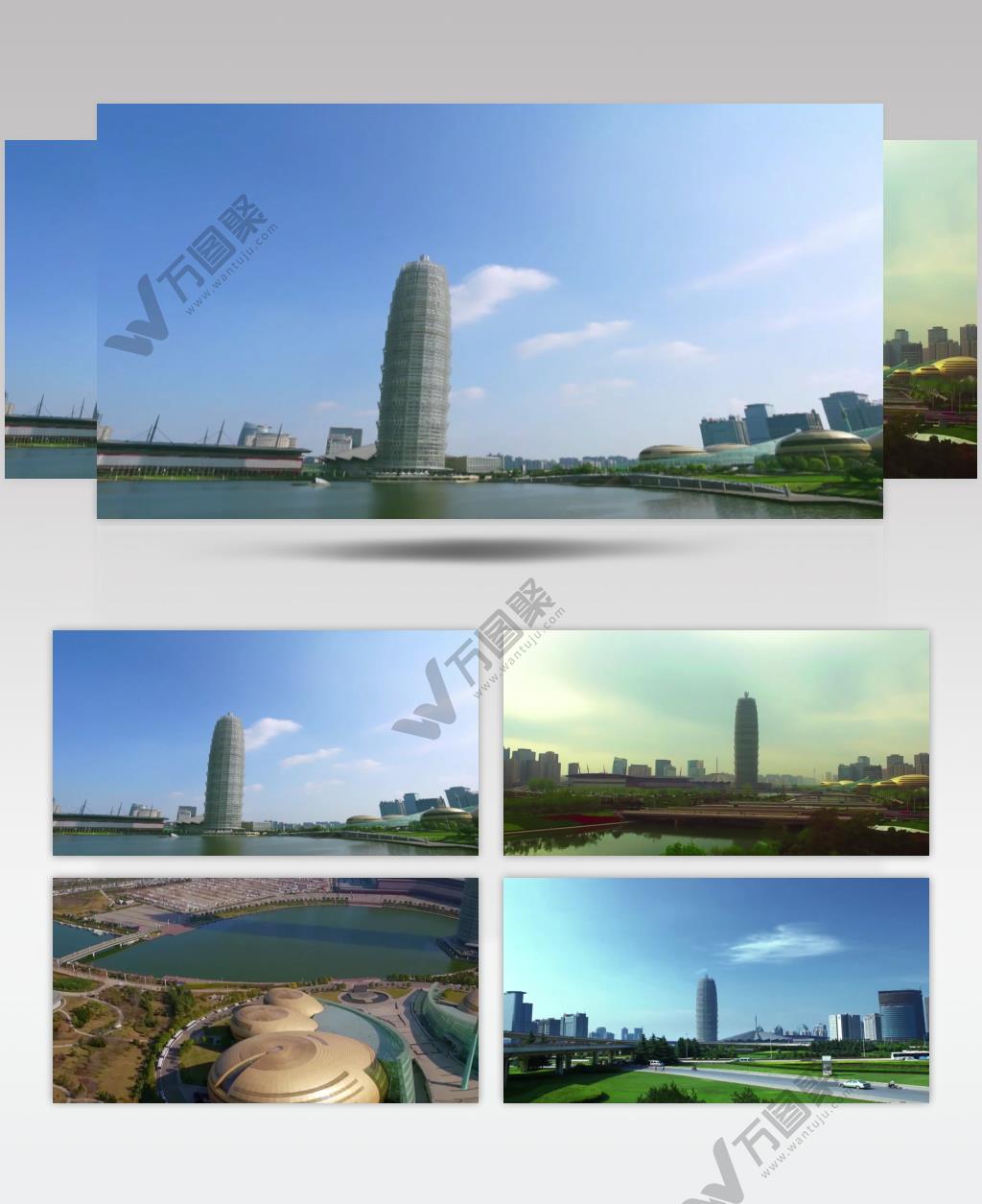 郑州宣传片郑东新区CBD高清素材