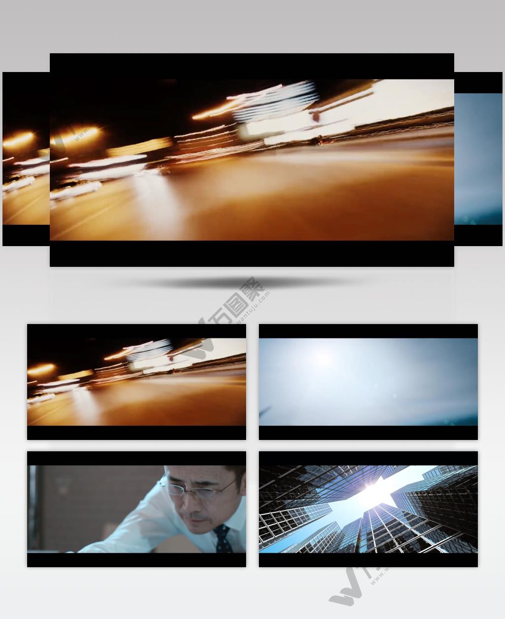 高端商务唯美写意画面