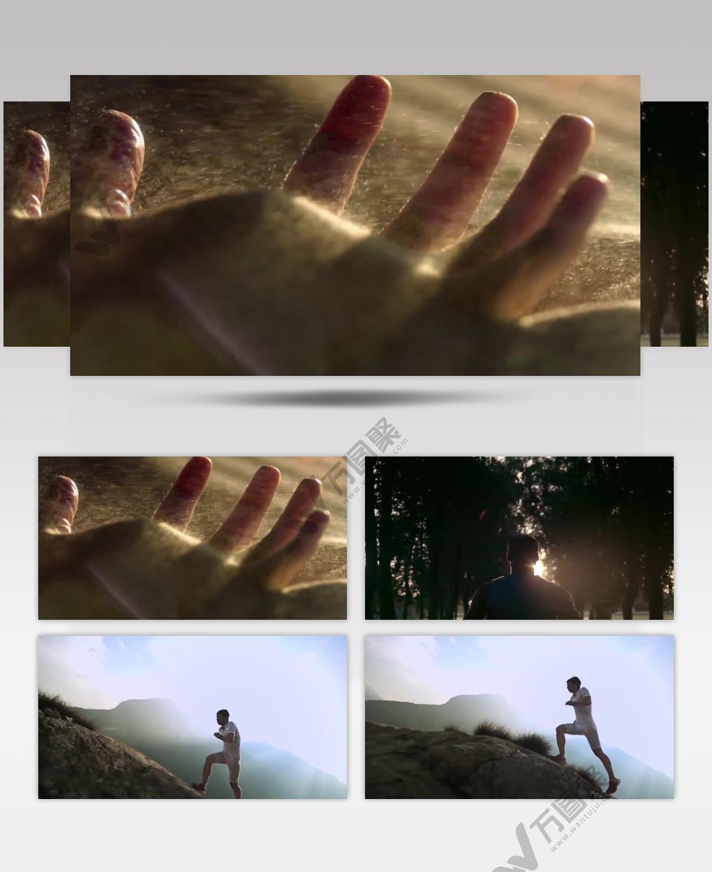 奔跑拥抱未来企业年励志宣传