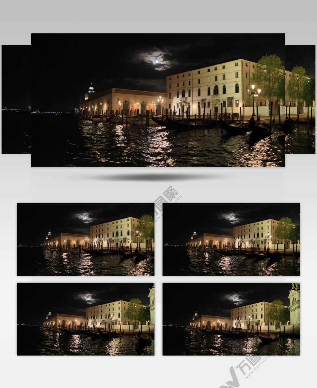 在威尼斯的中央运河上航行