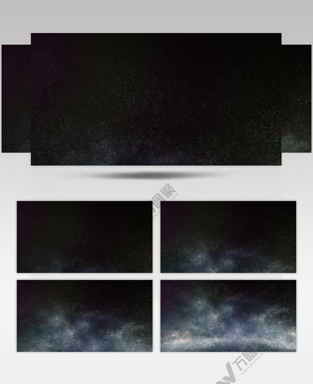 延时摄影银河以其丰富的恒星照亮空间