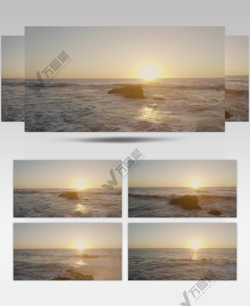 太阳从海上升起