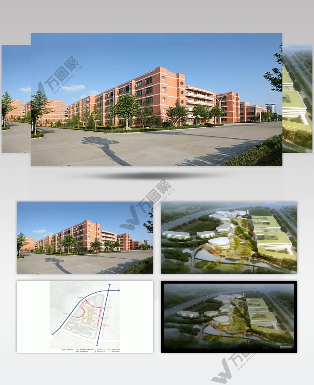 19 山大附属中学修建性详细规划及建筑单体方案设计（10分钟）三建维建筑动画地产动画