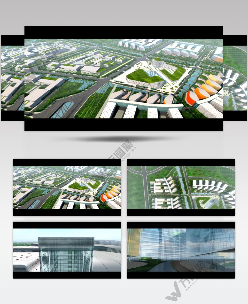 36 中石油科技产业园国际投标竞赛 北京院+As三建维建筑动画地产动画