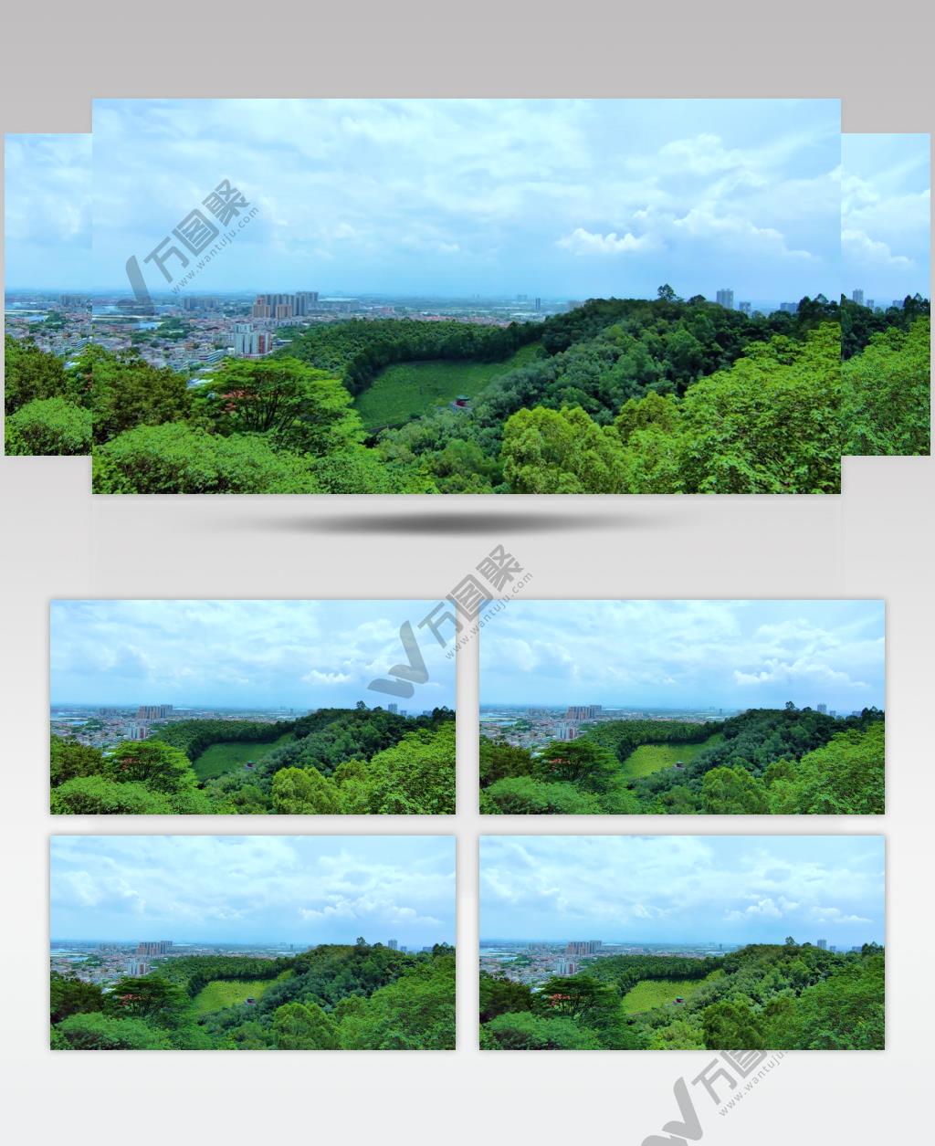 4K山顶延时摄影实拍天空视频素材