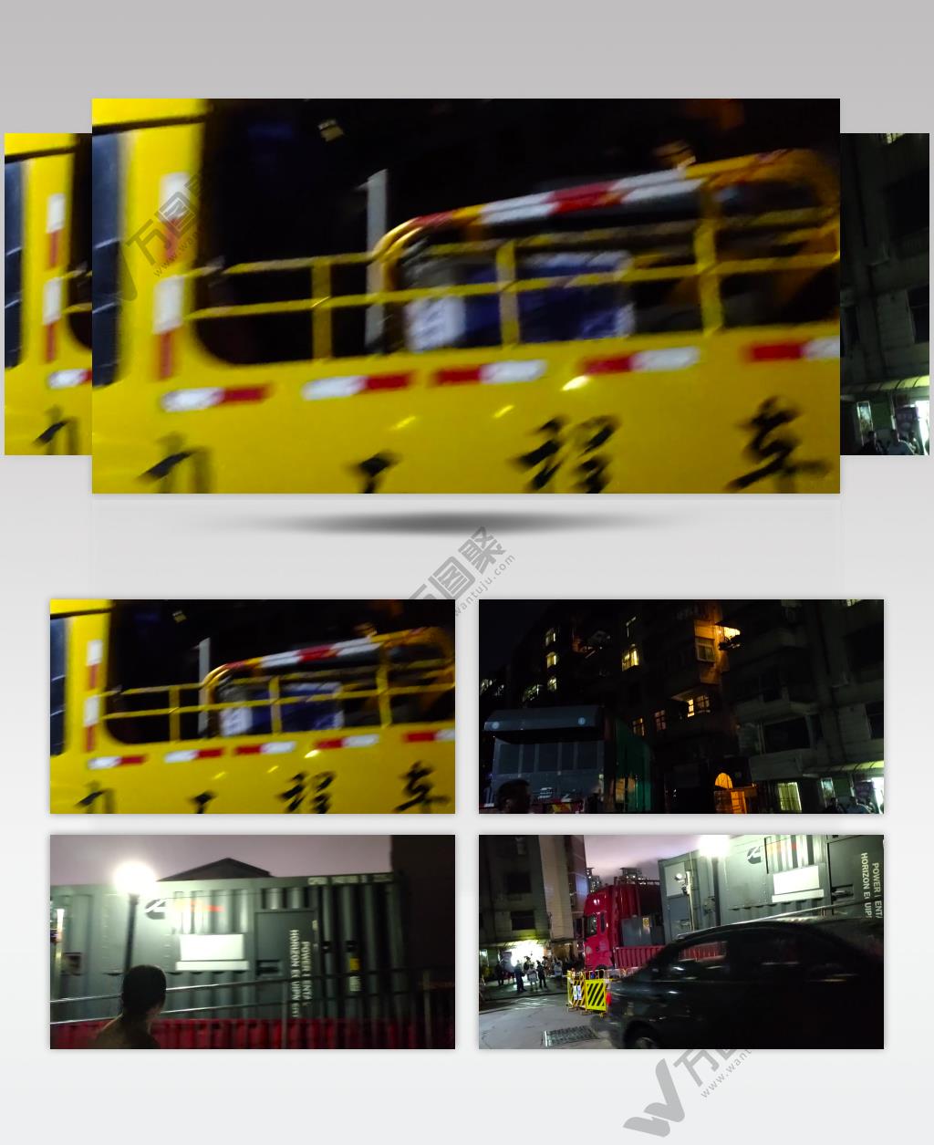 4K实拍电力抢修施工视频素材