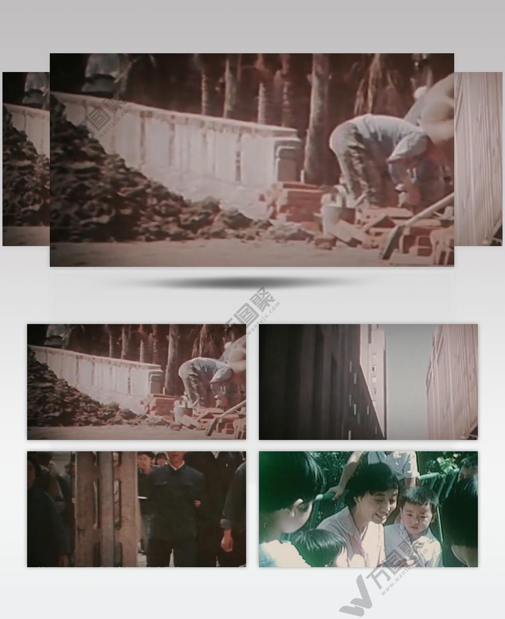 怀旧纪实上世纪80年代人民生活合集视频素材