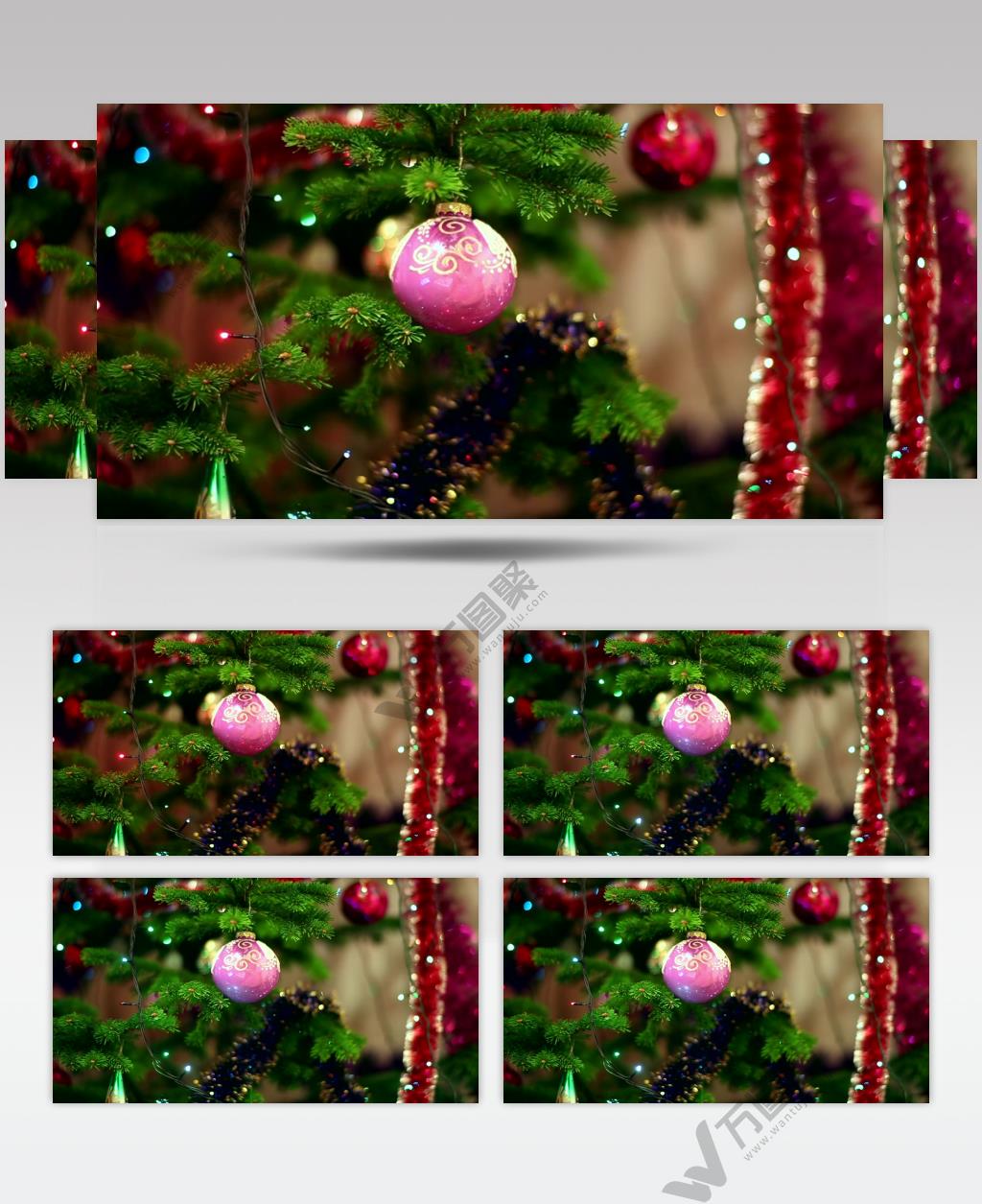 圣诞节圣诞球装饰