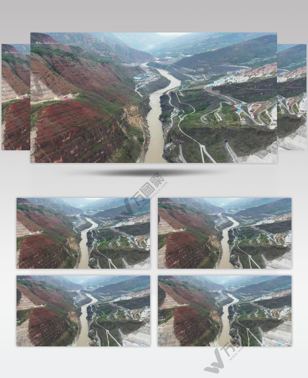 金沙江流域航拍