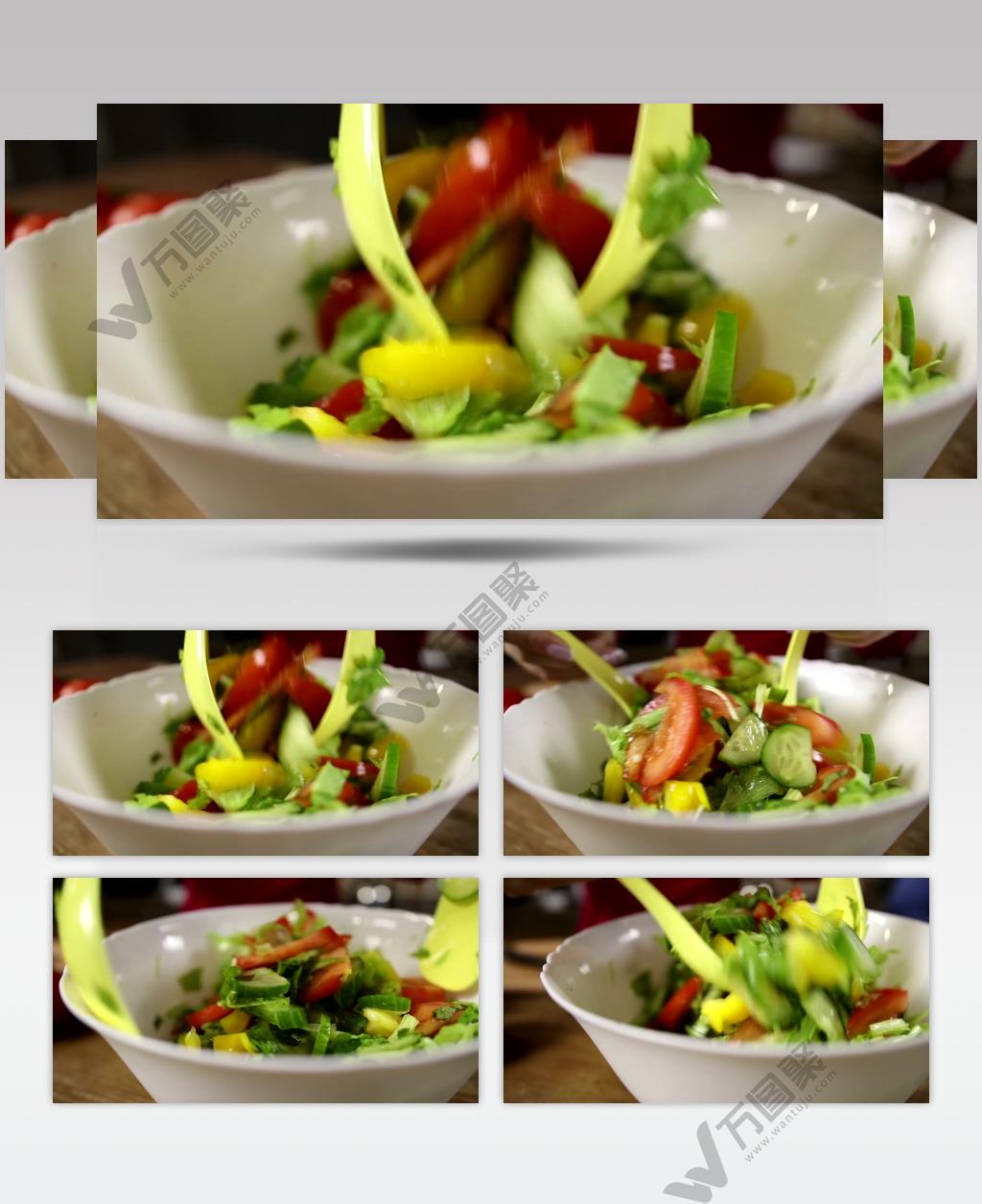 做美食新鲜蔬菜沙拉