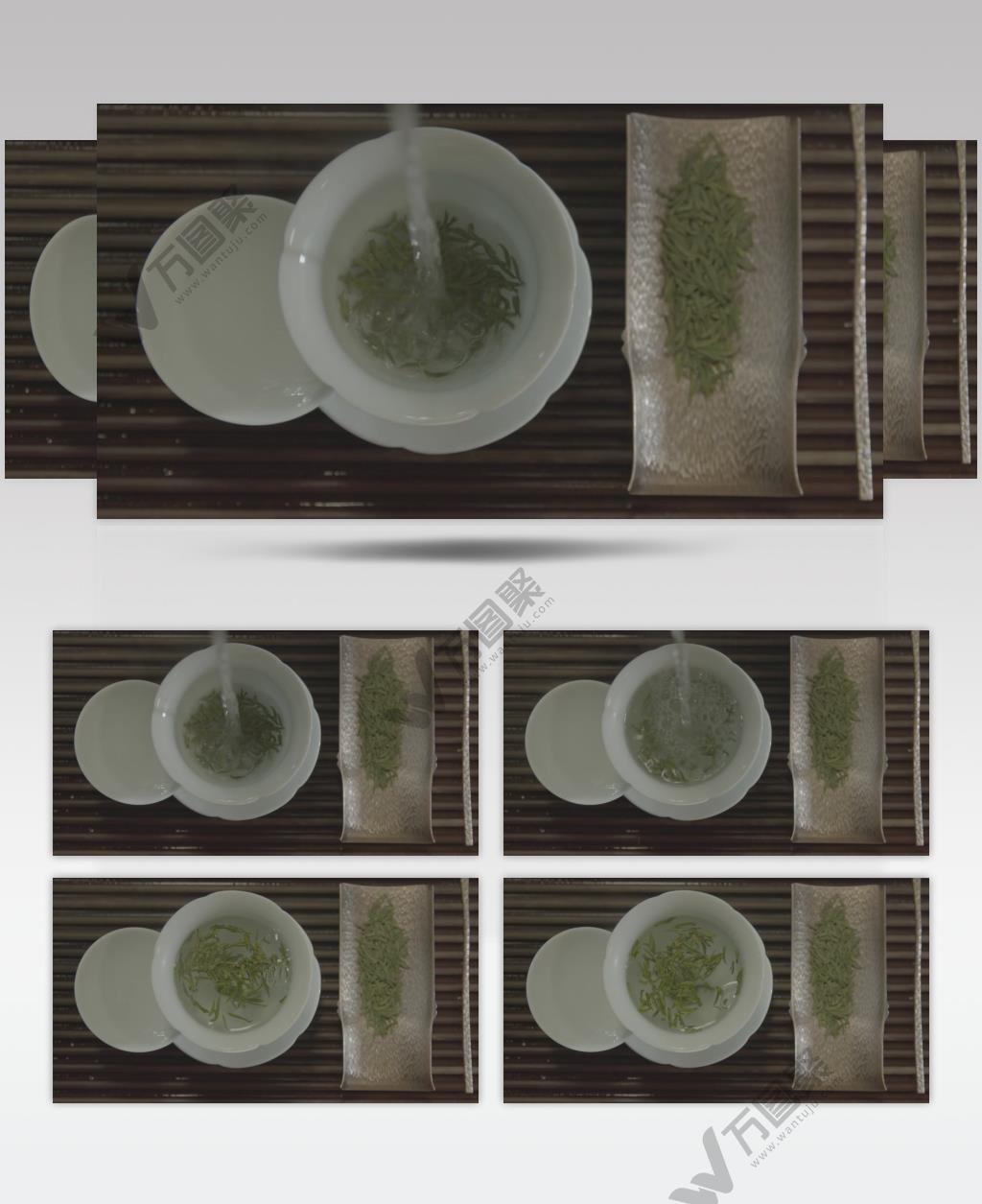 茶叶 倒茶水 泡茶 茶艺 高清视实 拍频素材