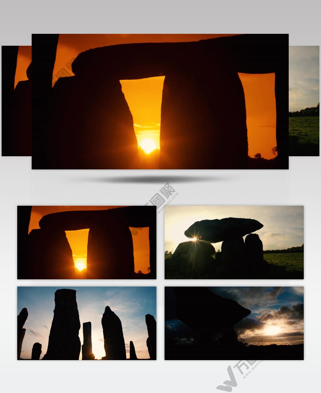 世界公园之英国巨石阵与日辉变迁