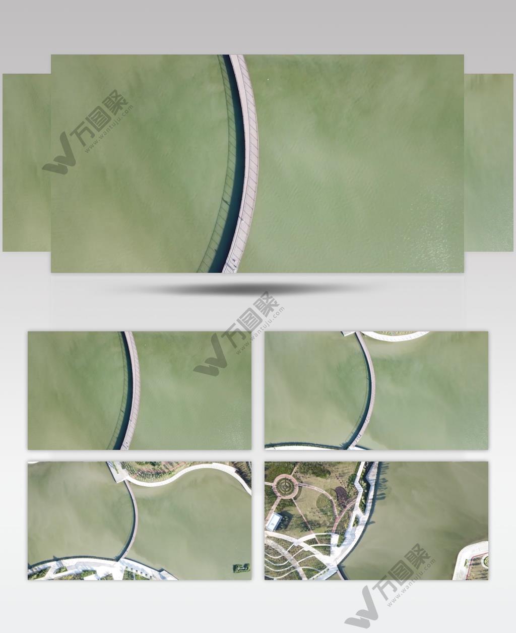 浙江九龙湖风光鸟瞰