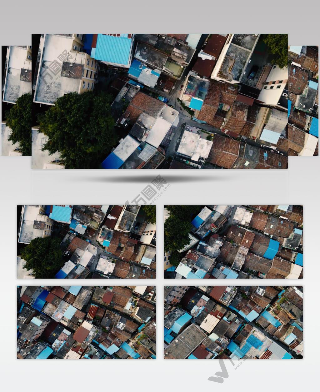 广州普通市民居所鸟瞰