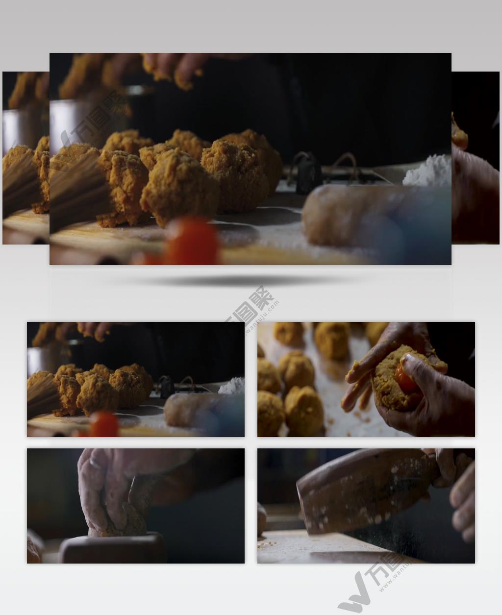 月饼制作中秋团圆