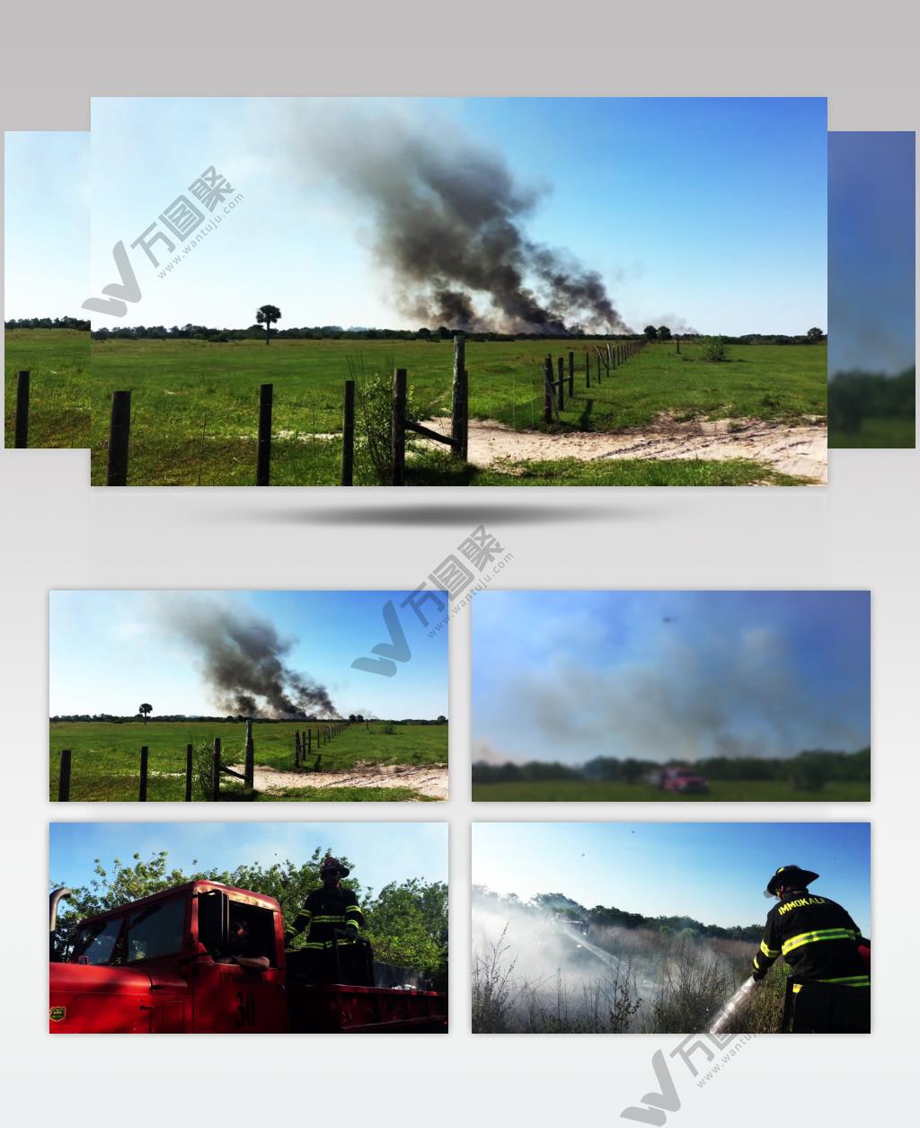 4K森林大火森林防火