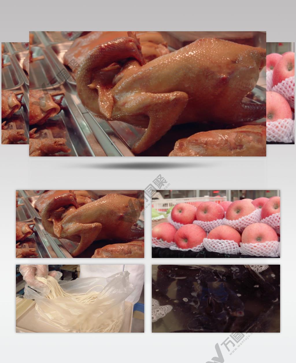 菜市场实拍素材