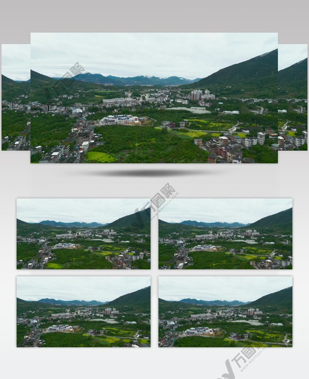 福建美丽新农村航拍4K