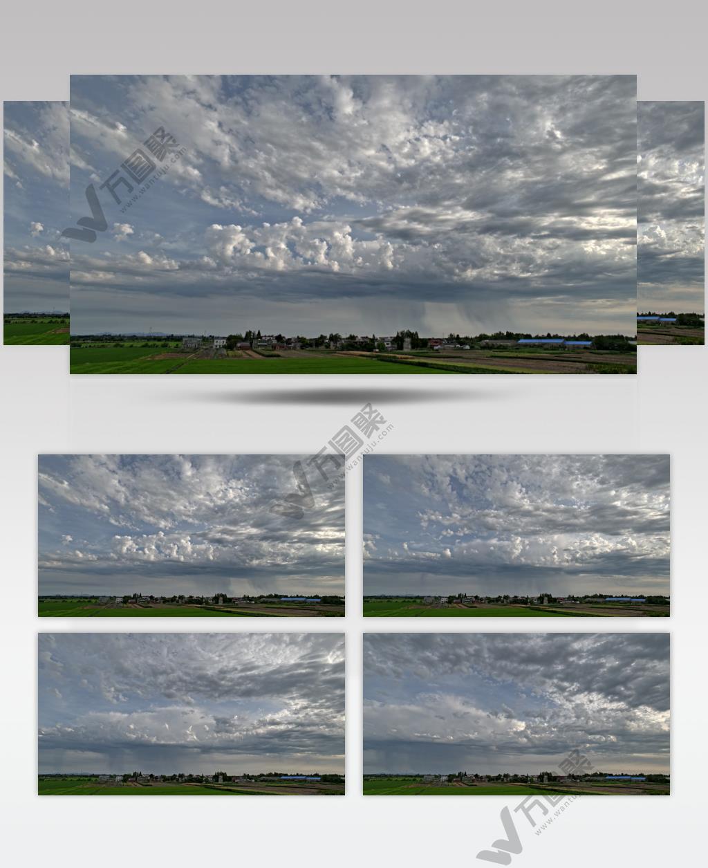 蓝天白云稻田乡村26