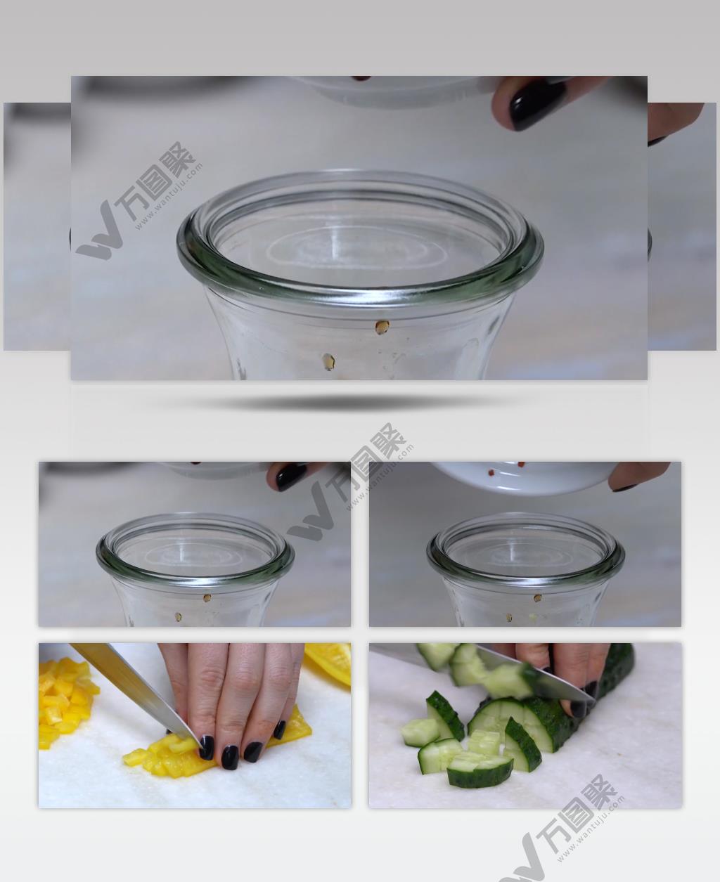 韩国拌饭实拍视频素材