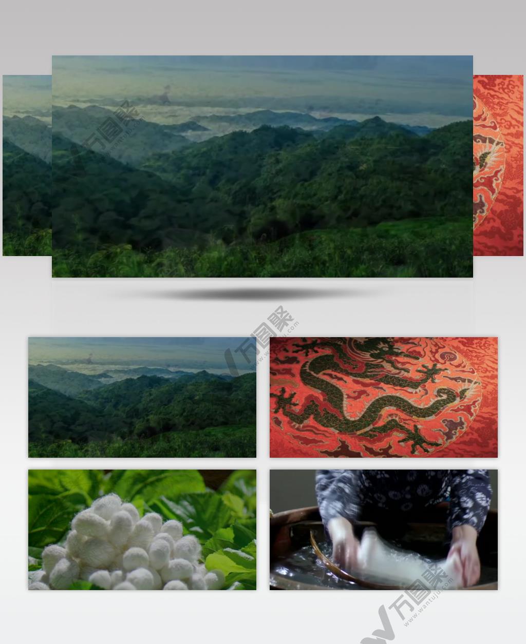 养蚕制作蚕丝视频实拍素材